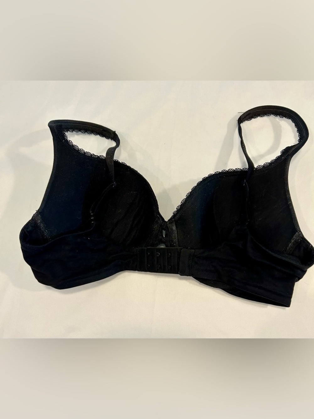 Victoria's Secret Black Lace-Edge Full Coverage Bra